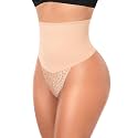 Womens Thong Shapewear Mid to High Waisted Shaper Thong WN0017