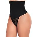 Womens Thong Shapewear Mid to High Waisted Shaper Thong WN0017