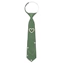 Womens Tie, Pre-tied Neck Ties with Artificial Pearls Accessory