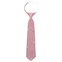 Womens Tie, Pre-tied Neck Ties with Artificial Pearls Accessory