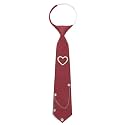 Womens Tie, Pre-tied Neck Ties with Artificial Pearls Accessory