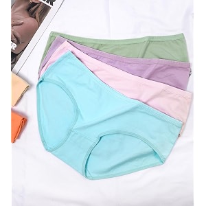 Womens Underwear Cotton Hipster Panties Mid Rise
