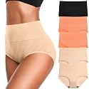 Womens Underwear High Waist Cotton Underwear Soft Underwear Super Stretchy Briefs Full Coverage Panties Women
