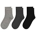 Womens Viscose Bamboo Crew Socks Thin Casual Ultra Soft Colorful Above Ankle Socks Breathable Comfortable 3/6 Pairs