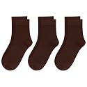 Womens Viscose Bamboo Crew Socks Thin Casual Ultra Soft Colorful Above Ankle Socks Breathable Comfortable 3/6 Pairs