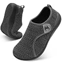 Womens Walking Shoes Comfortable Wide Diabetic Shoes Adjustable Zero Drop Edema Shoe Breathable Neuropathy Nursing Shoes Casual Wide Width Sneakers