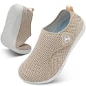 Womens Walking Shoes Comfortable Wide Diabetic Shoes Adjustable Zero Drop Edema Shoe Breathable Neuropathy Nursing Shoes Casual Wide Width Sneakers