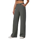 Womens Wide Leg Dress Pants Work Slacks Dressy Casual Trousers with Pockets