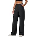 Womens Wide Leg Dress Pants Work Slacks Dressy Casual Trousers with Pockets