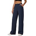 Womens Wide Leg Dress Pants Work Slacks Dressy Casual Trousers with Pockets