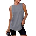 Womens Workout Tank Tops Lightweight Sleeveless Shirts for Women Loose Fit Tops for Athletic Running Tennis Yoga