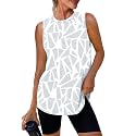 Womens Workout Tank Tops Lightweight Sleeveless Shirts for Women Loose Fit Tops for Athletic Running Tennis Yoga
