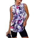 Womens Workout Tank Tops Lightweight Sleeveless Shirts for Women Loose Fit Tops for Athletic Running Tennis Yoga