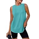 Womens Workout Tank Tops Lightweight Sleeveless Shirts for Women Loose Fit Tops for Athletic Running Tennis Yoga