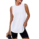 Womens Workout Tank Tops Lightweight Sleeveless Shirts for Women Loose Fit Tops for Athletic Running Tennis Yoga