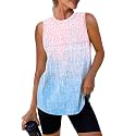 Womens Workout Tank Tops Lightweight Sleeveless Shirts for Women Loose Fit Tops for Athletic Running Tennis Yoga