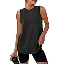 Womens Workout Tank Tops Lightweight Sleeveless Shirts for Women Loose Fit Tops for Athletic Running Tennis Yoga