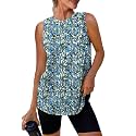 Womens Workout Tank Tops Lightweight Sleeveless Shirts for Women Loose Fit Tops for Athletic Running Tennis Yoga