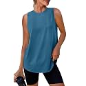 Womens Workout Tank Tops Lightweight Sleeveless Shirts for Women Loose Fit Tops for Athletic Running Tennis Yoga