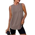Womens Workout Tank Tops Lightweight Sleeveless Shirts for Women Loose Fit Tops for Athletic Running Tennis Yoga