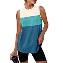 Womens Workout Tank Tops Lightweight Sleeveless Shirts for Women Loose Fit Tops for Athletic Running Tennis Yoga