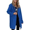 Womens Zip Up Hoodies Long Sleeve Hooded Lightweight Sweatshirt Oversized Fleece Jacket With Pockets Fall Clothes
