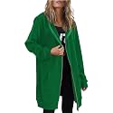 Womens Zip Up Hoodies Long Sleeve Hooded Lightweight Sweatshirt Oversized Fleece Jacket With Pockets Fall Clothes
