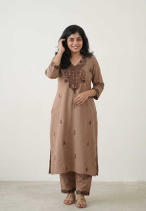 Womenwardrobe Women Kurti Pant Set