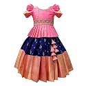 Wommaniya Impex Girls Lehenga Choli Ethnic Wear Embroidered Lehenga Choli