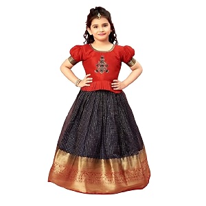 Wommaniya Impex kids new Tissue checks readymade