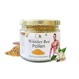 wonder bee - immunityenergy booster  100 natural  rich in protein vitamin b minerals anti-oxidants  improves digestive bone bp health 200 gm