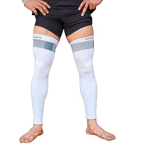Wonder Care bamboo full leg compression sleeve