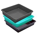 Wonder Exel Small Rectangular Multipurpose Organising &amp; Storage Plastic Tray, Set of 3, Multicolour, Standard (EXCELSMALL) (Mix) (Green Brown Grey)