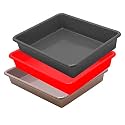 Wonder Exel Small Rectangular Multipurpose Organising &amp; Storage Plastic Tray, Set of 3, Multicolour, Standard (EXCELSMALL) (Mix) (Red Choco Grey)