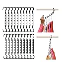 Wonder Hanger Max 20-Pack Space-Saving Hangers, 360° Hook, Grey