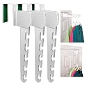 Wonder Hanger Over-the-Door Hanger Organizer, 3-Pack, Space Saving, White