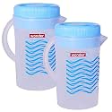 Wonder Homeware Dhara Jug Set, 2 pc jug 2 LTR, Blue Color