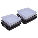 Wonder Homeware Exel Small Tray Heavy Quality, Set of 6 Pcs, 2 LTR, Blue Yellow Color (White Brown Black)