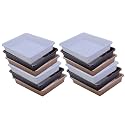 Wonder Homeware Exel Small Tray Heavy Quality, for Home&amp;Storage/Organization, Set of 12 Pcs Tray 2 LTR (White Brown Choco)