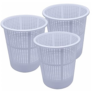 wonder homeware jali 222 open dustbin for homeofficeorganization etc set of 3 pcs 7 ltr dustbin black color white