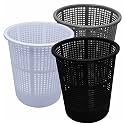Wonder Homeware Jali 222 Open Dustbin for Home/Office/Organization etc. Set of 3 Pcs, 7 LTR Dustbin, Black Color (Grey Black White 2)