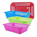 Wonder Homeware Prime Natasha 1013 Multipurpose Basket, Set of 4 Pcs 4 Ltr, Brown Red Green Grey Color (Red Blue Green Pink)