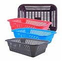 Wonder Homeware Prime Natasha 1013 Multipurpose Basket, Set of 4 Pcs 4 Ltr, Brown Red Green Grey Color (Brown Red Blue Grey)