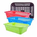 Wonder Homeware Prime Natasha 1013 Multipurpose Basket, Set of 4 Pcs 4 Ltr, Brown Red Green Grey Color (Brown Red Blue Green)