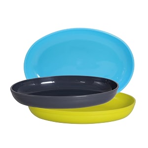 wonder homeware prime sigma snacker mixing bowl 500 ml set of 3 multicolor cyan green grey