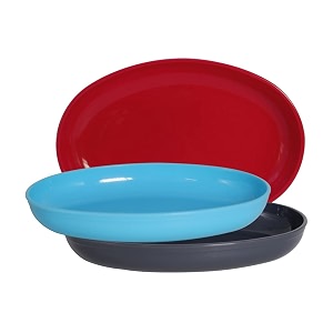 wonder homeware prime sigma snacker mixing bowl 500 ml set of 3 multicolor red cyan grey