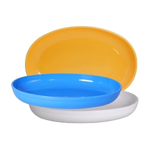 wonder homeware prime sigma snacker mixing bowl 500 ml set of 3 multicolor yellow blue white