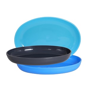 wonder homeware prime sigma snacker mixing bowl 500 ml set of 3 multicolor blue cyan grey
