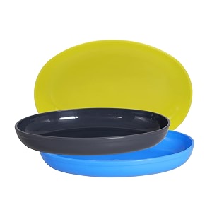 wonder homeware prime sigma snacker mixing bowl 500 ml set of 3 multicolor blue green grey