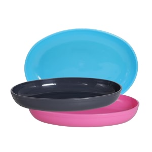 wonder homeware prime sigma snacker mixing bowl 500 ml set of 3 multicolor cyan grey pink